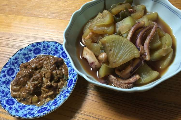 イカと大根の煮物とイカワタの味噌焼き レシピ 作り方 By Kuniポン クックパッド 簡単おいしいみんなのレシピが376万品