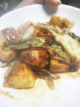 簡単★ダイエットに!豆腐キャベツ炒め