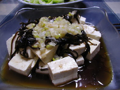 “ふじっこ”でアツアツ豆腐の写真
