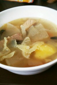 ポークニラガ(豚の生姜スープ)