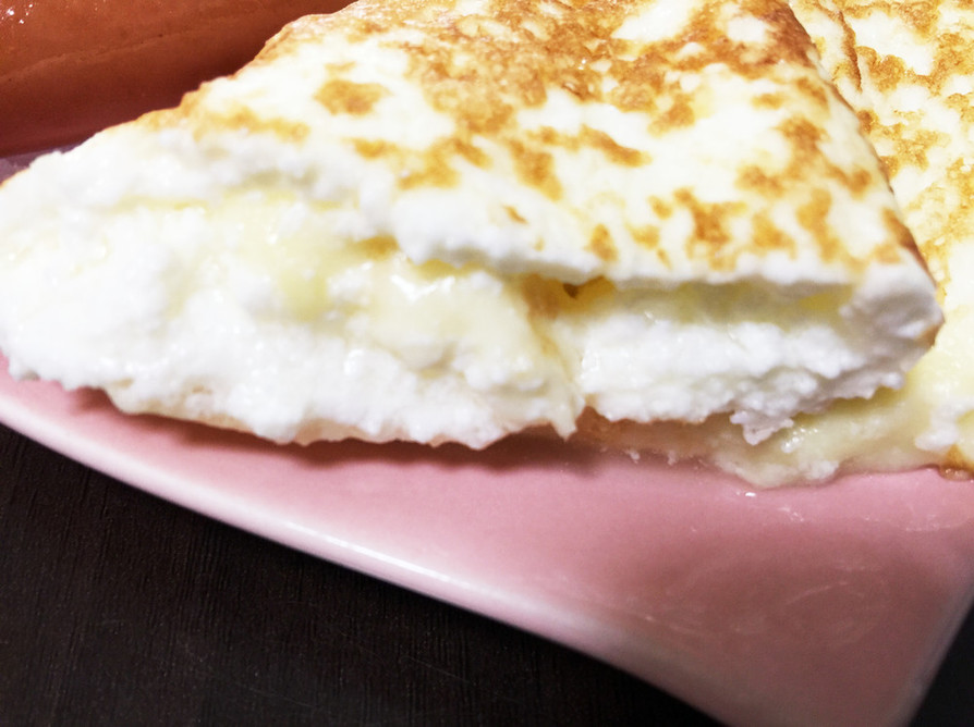 朝食に♡卵白でホワイトオムレツの画像