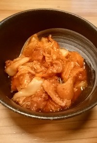 缶詰レシピ！！焼き鳥キムチ