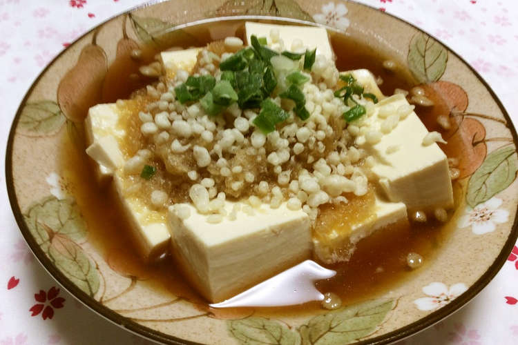 温かい豆腐のおろしがけ レシピ 作り方 By Maki Mama クックパッド 簡単おいしいみんなのレシピが366万品