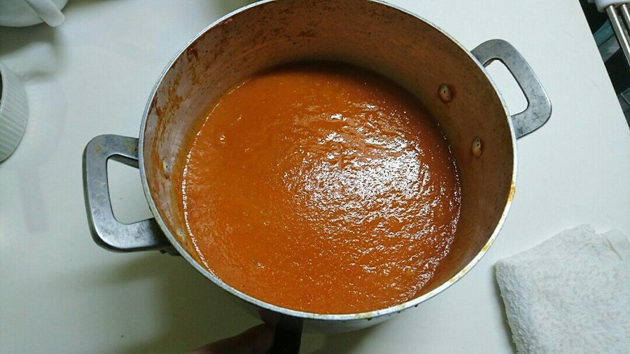 自家製トマトソースの画像