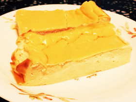 ヨーグルト&スライスチーズでチーズケーキ