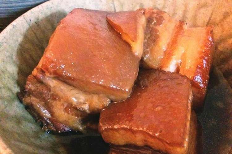 圧力鍋で崩れないトロトロ角煮 レシピ 作り方 By 飯ニバル デキター クックパッド 簡単おいしいみんなのレシピが349万品