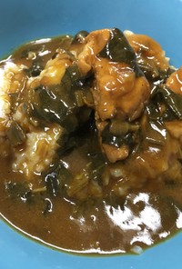 簡単ほうれん草チキンカレー