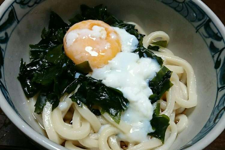 めんつゆで簡単 温玉ぶっかけうどん レシピ 作り方 By ごんちゃ おきなわ クックパッド