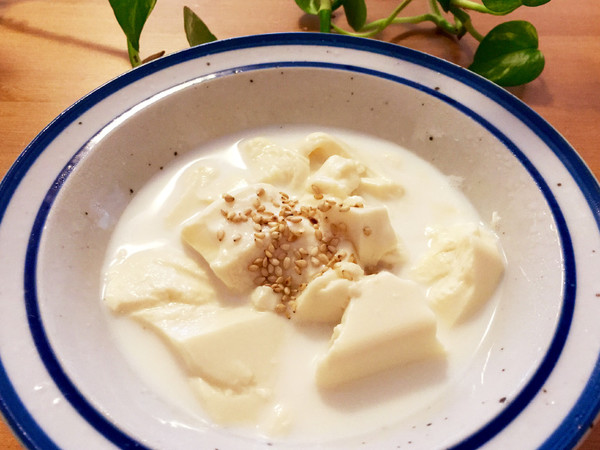 3分レシピ☆とろとろ豆腐の牛乳スープ