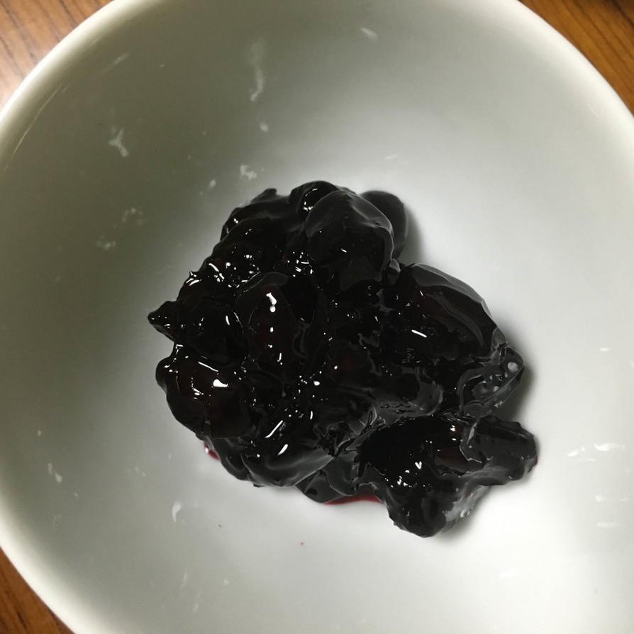 厚真産ハスカップの黒豆煮の画像