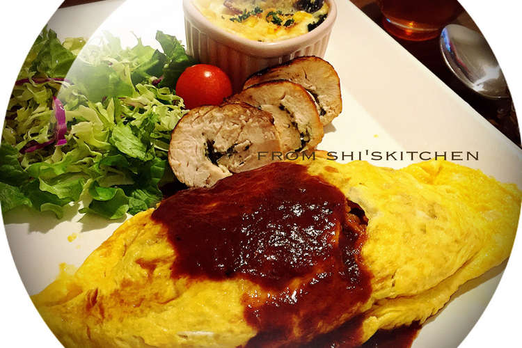 シンプル 洋食やさんのデミオムライス レシピ 作り方 By シズティーヌキッチン クックパッド