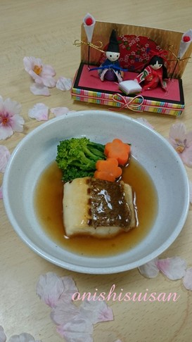 ☆ひな祭り☆鯛の和風あんかけ