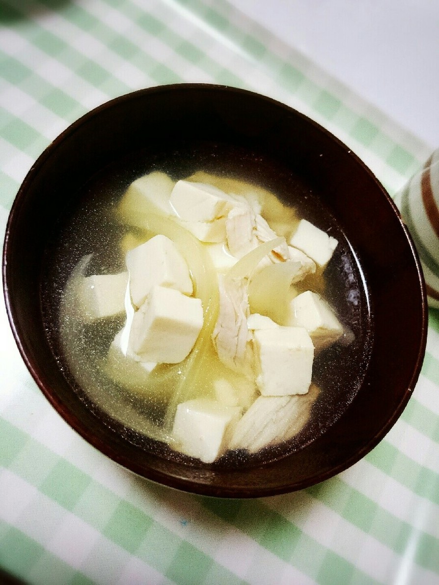 柔らかささみのスープ☆の画像