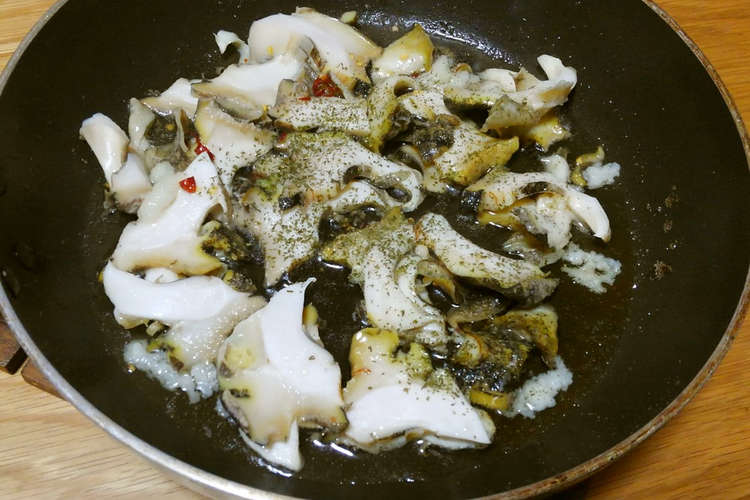 ニシ貝のオリーブオイル炒め レシピ 作り方 By 明石浦漁業協同組合 クックパッド 簡単おいしいみんなのレシピが361万品