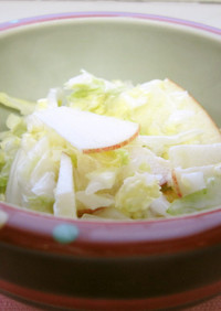 【使いきり】白菜とリンゴのサラダ