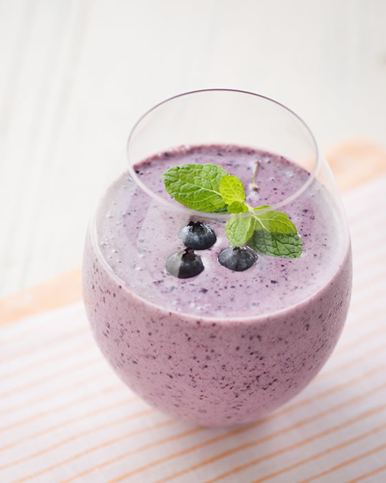 ラズベリーピーチスムージーのレシピ