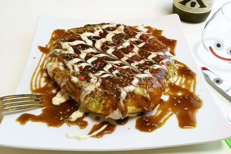 パンケーキお好み焼風 レシピ 作り方 By 周回軌道 クックパッド 簡単おいしいみんなのレシピが359万品