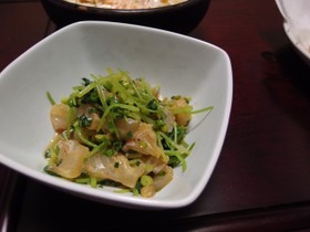 ごまスコ~!!♪鯛と三つ葉のごまスコ和え