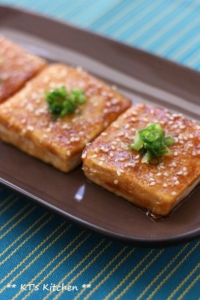 ご飯がすすむ♪豆腐の蒲焼き風の写真