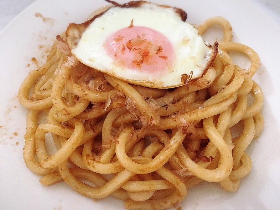 超簡単！10分足らずで出来る焼うどん♪の画像