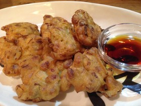 納豆のそば粉あげ