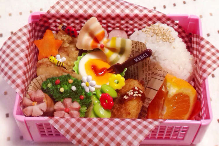 おにぎり花畑弁当 ランチボックス 幼稚園 レシピ 作り方 By Kananan777 クックパッド 簡単おいしいみんなのレシピが352万品
