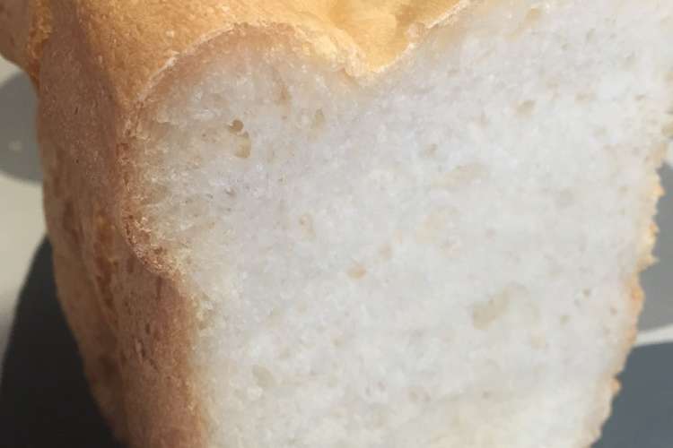離乳食にも Hbで作るシンプル食パン レシピ 作り方 By Mikko6 クックパッド 簡単おいしいみんなのレシピが371万品