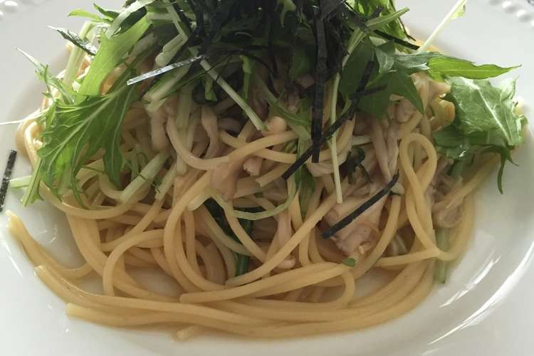 パパッと キノコと水菜の和風パスタ レシピ 作り方 By Lucky77 クックパッド 簡単おいしいみんなのレシピが352万品
