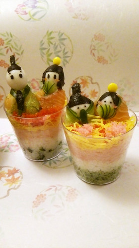 ひなまつりカップちらし寿司byイオン柏店
