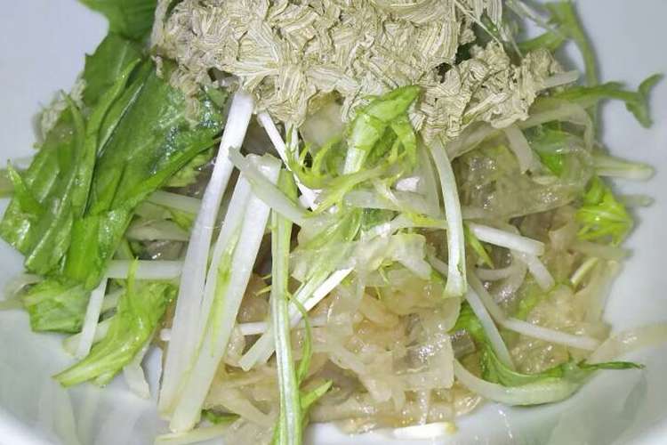 簡単 大根とくずきりサラダ レシピ 作り方 By クック1bwtn1 クックパッド