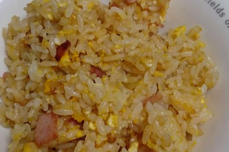 ハムとたまごのガーリックチャーハン レシピ 作り方 By あずきまめっち クックパッド