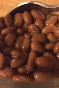豆の缶詰から簡単煮豆