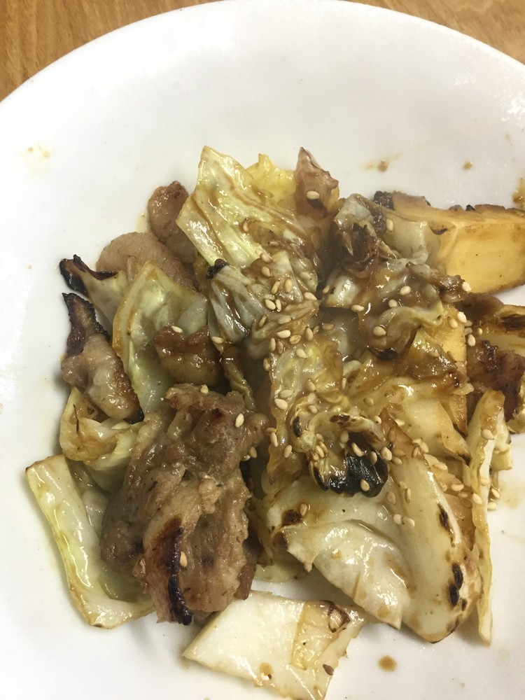 シンプル・豚肉とキャベツの味噌炒めの画像