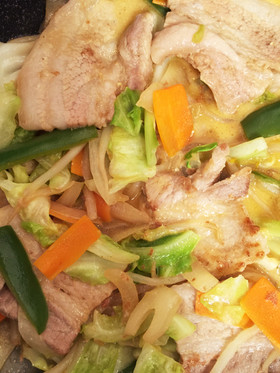 簡単♪HottoMotto風☆肉野菜炒め
