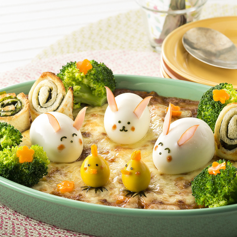 イースターの編み込みパンのレシピ