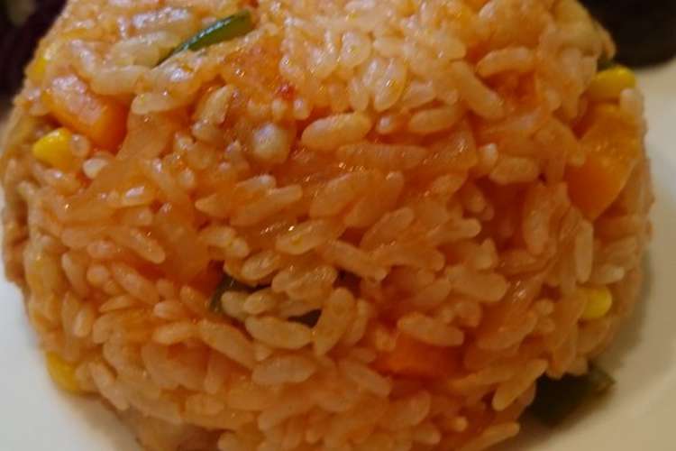 子供大好き チーズ入りケチャップライス レシピ 作り方 By あずきまめっち クックパッド