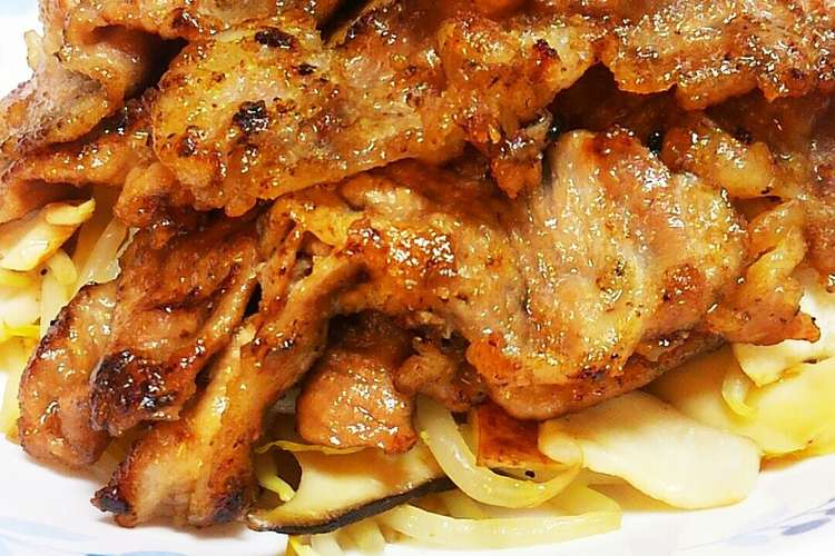 ご飯がっつり 簡単豚バラ炒め レシピ 作り方 By 旦那は皿洗い クックパッド 簡単おいしいみんなのレシピが352万品