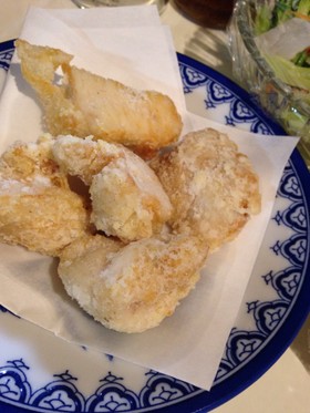 鶏胸肉で塩にんにくから揚げ