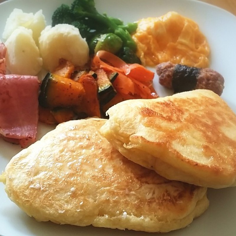 かぼちゃのパンケーキ レシピ