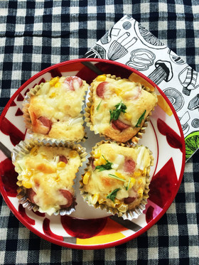 簡単!ホットケーキミックスでカップパン