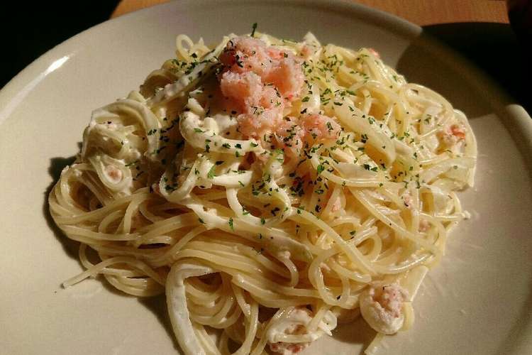 濃厚 簡単カニクリームパスタ レシピ 作り方 By エマニエル 藤子 クックパッド 簡単おいしいみんなのレシピが352万品