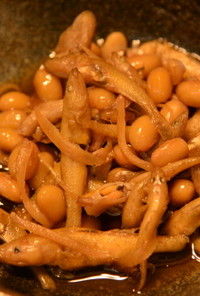 琵琶湖の固有種 イサザと豆の旨煮
