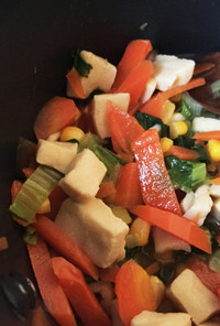 カルシウム鉄分高野豆腐チンゲン菜離乳食