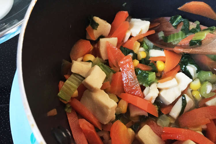 カルシウム鉄分高野豆腐チンゲン菜離乳食 レシピ 作り方 By ぽんズちゃん クックパッド 簡単おいしいみんなのレシピが355万品
