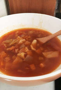 トマト缶で簡単☆トマトスープ