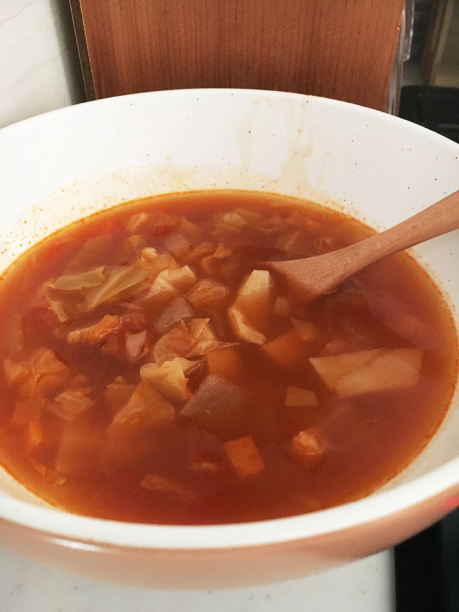 トマト缶で簡単☆トマトスープの画像