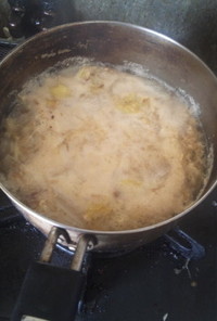 白菜と卵の味噌汁