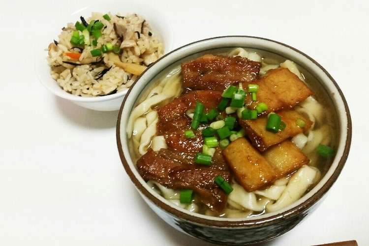 沖縄そば 三枚肉レシピ レシピ 作り方 By Yukaちん N クックパッド 簡単おいしいみんなのレシピが353万品