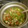 滋味溢れる、残り野菜の細切れ鶏スープ煮