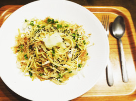 鶏とキノコの和風梅おろしパスタ♡